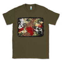 Army Green army cowhide leopard Christmas Classic Tee - Jasminsmagicworld