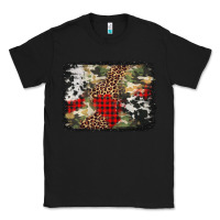 Black army cowhide leopard Christmas Classic Tee - Jasminsmagicworld