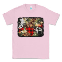 Bubblegum Pink army cowhide leopard Christmas Classic Tee - Jasminsmagicworld