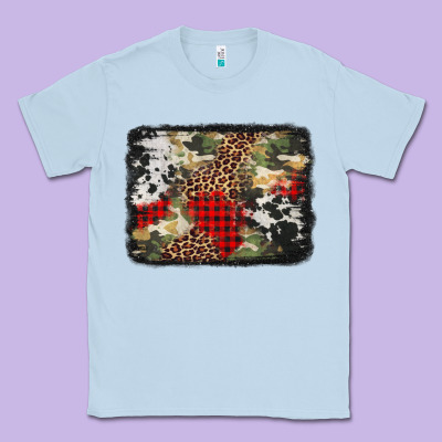 Army Cowhide Leopard Christmas Classic Tee Designed By Jasminsmagicworld