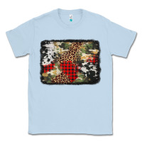 Dusty Blue army cowhide leopard Christmas Classic Tee - Jasminsmagicworld