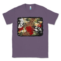 Lavender army cowhide leopard Christmas Classic Tee - Jasminsmagicworld