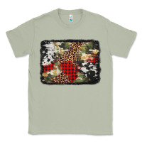Matcha army cowhide leopard Christmas Classic Tee - Jasminsmagicworld