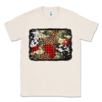 Natural army cowhide leopard Christmas Classic Tee - Jasminsmagicworld