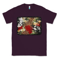 Plum army cowhide leopard Christmas Classic Tee - Jasminsmagicworld