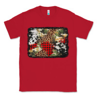 Red army cowhide leopard Christmas Classic Tee - Jasminsmagicworld