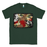 Sports Green army cowhide leopard Christmas Classic Tee - Jasminsmagicworld
