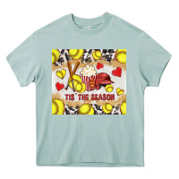 Arona tis' the season softball with cowhide tumbler tbs Heavy Core Tee - TumblerDesignByShophia
