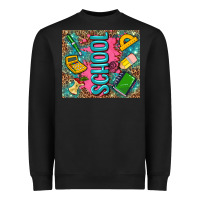 Black teacher  School Heavyweight Sweatshirt - AdoDesignShop
