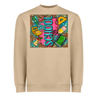 Mushroom teacher  School Heavyweight Sweatshirt - AdoDesignShop