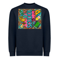 Navy teacher  School Heavyweight Sweatshirt - AdoDesignShop