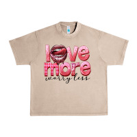 French Oak Love more worry less Urban Heavy Tee - FaDigitalArtStudio