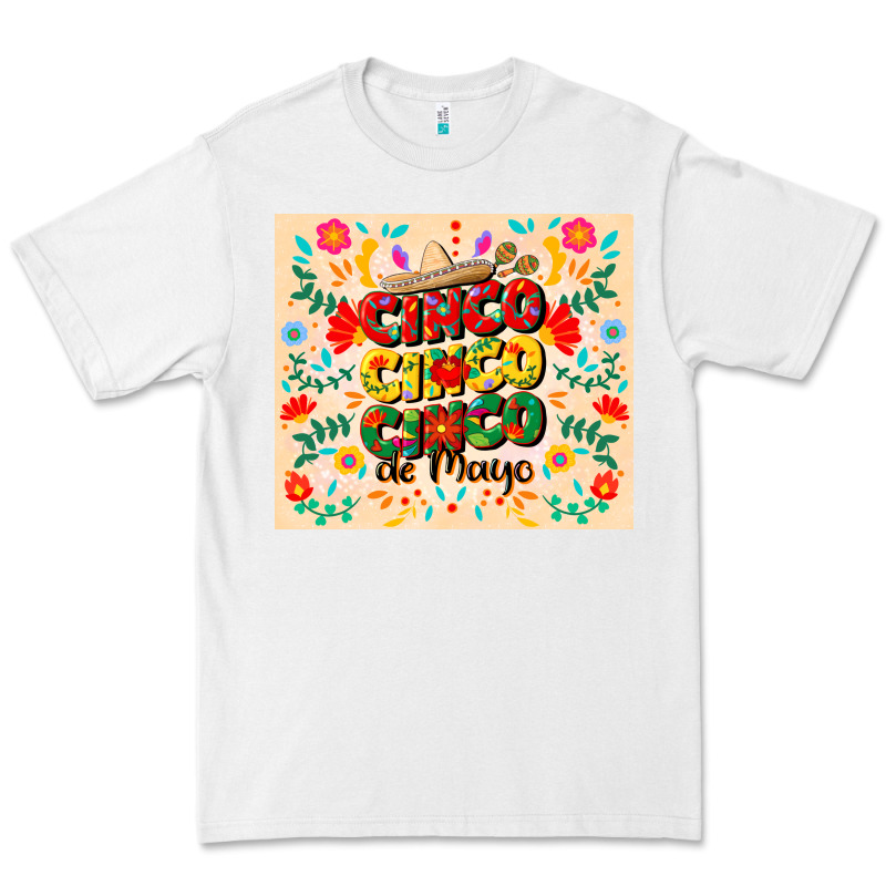 Cinco Cinco Cinco De Mayo Premium Tee by CowGirlArtShop | Teevron