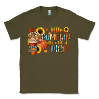 Army Green little pumpkin with a lot of spice Classic Tee - CowGirlArtShop