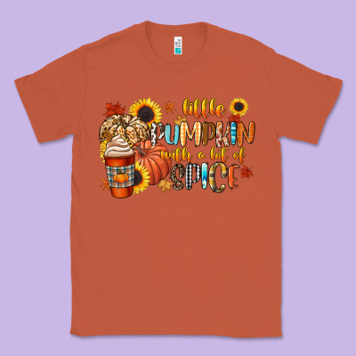 Little Pumpkin With A Lot Of Spice Classic Tee Designed By Cowgirlartshop