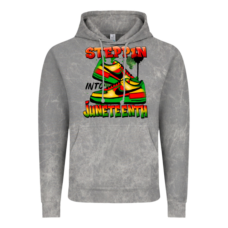 Steppin' Into Juneteenth Vintage Hoodie by FaDigitalArtStudio | Teevron