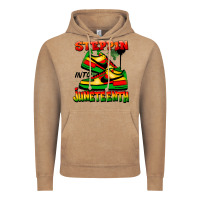 Vintage Coffee steppin' into juneteenth Vintage Hoodie - FaDigitalArtStudio