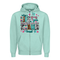 Seafoam when life gives you more than you can stand kneel Zipper Hoodie - AdoDesignShop