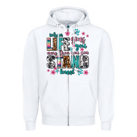 White when life gives you more than you can stand kneel Zipper Hoodie - AdoDesignShop