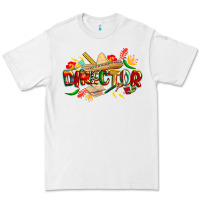 White cinco de mayo director Premium Tee - CowGirlArtShop