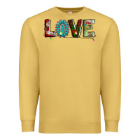Antique Gold love christmas gemstone Premium Sweatshirt - AdoDesignShop