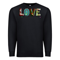 Black love christmas gemstone Premium Sweatshirt - AdoDesignShop