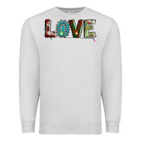 Dove Grey love christmas gemstone Premium Sweatshirt - AdoDesignShop