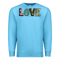 Ocean Blue love christmas gemstone Premium Sweatshirt - AdoDesignShop