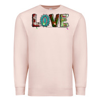 Pale Pink love christmas gemstone Premium Sweatshirt - AdoDesignShop