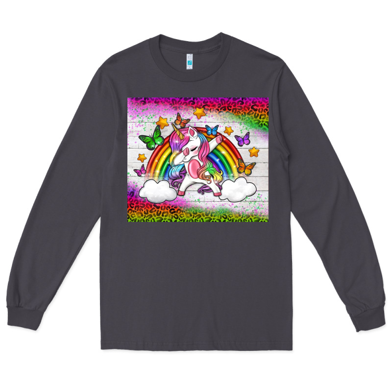 Lgbtq Dabbbing Unicorn And Rainbow Tumbler Long Sleeve Tee by BundleAndBundleShop | Teevron