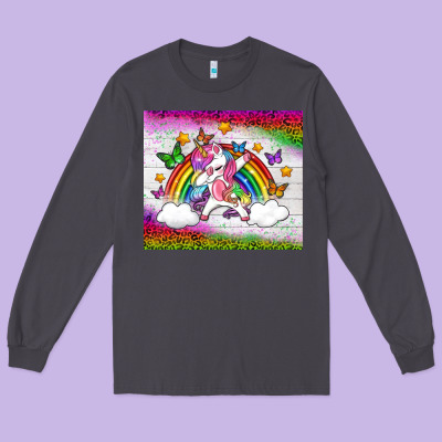 Lgbtq Dabbbing Unicorn And Rainbow Tumbler Long Sleeve Tee Designed By Bundleandbundleshop