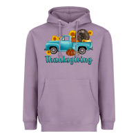 Lavender thanksgiving truck turkey Heavyweight Hoodie - AdoDesignShop