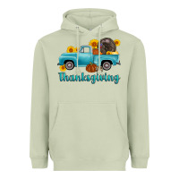 Matcha thanksgiving truck turkey Heavyweight Hoodie - AdoDesignShop
