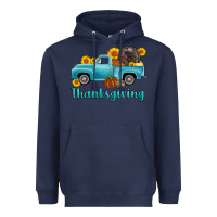 Navy thanksgiving truck turkey Heavyweight Hoodie - AdoDesignShop