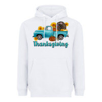 White thanksgiving truck turkey Heavyweight Hoodie - AdoDesignShop