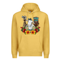 Antique Gold farm life sheep Premium Hoodie - SublimationCraftShop
