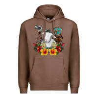 Chestnut farm life sheep Premium Hoodie - SublimationCraftShop