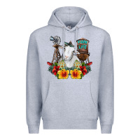 Heather Grey farm life sheep Premium Hoodie - SublimationCraftShop
