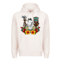 Pale Pink farm life sheep Premium Hoodie - SublimationCraftShop
