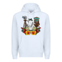 White farm life sheep Premium Hoodie - SublimationCraftShop