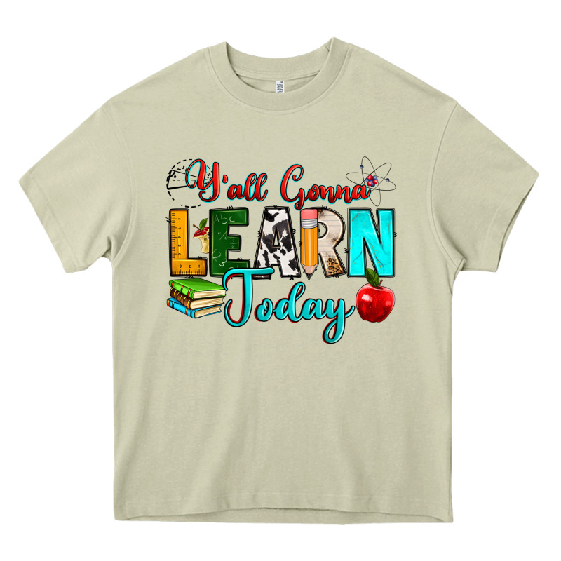 Y'all Gonna Learn Today Heavy Core Tee by RanaPortraitStore | Teevron