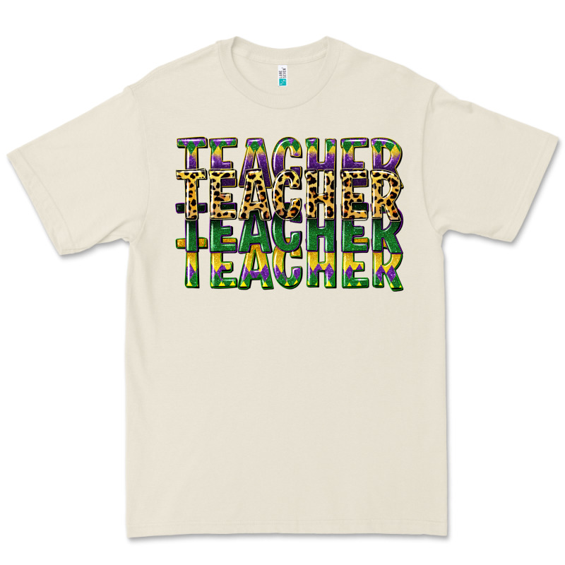 Teacher Mardi Gras Premium Tee by CowGirlArtShop | Teevron