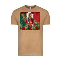 Vintage Camel Our Lady Of Guadalupe Mexican Flag Roses Cactus Vintage Tee - FaDigitalArtStudio