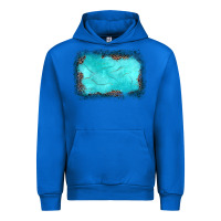 Cobalt gemstone leopard background Urban Hoodie - JahusDesignShop
