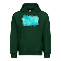 Forest Green gemstone leopard background Urban Hoodie - JahusDesignShop