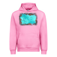 Fuchsia Pink gemstone leopard background Urban Hoodie - JahusDesignShop