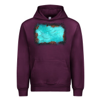 Mauve Wine gemstone leopard background Urban Hoodie - JahusDesignShop