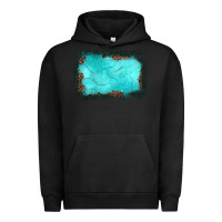 Pigment Black gemstone leopard background Urban Hoodie - JahusDesignShop