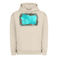 Pigment French Oak gemstone leopard background Urban Hoodie - JahusDesignShop