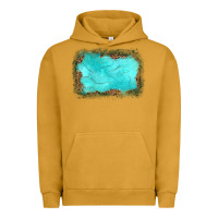Pigment Peanut Butter gemstone leopard background Urban Hoodie - JahusDesignShop